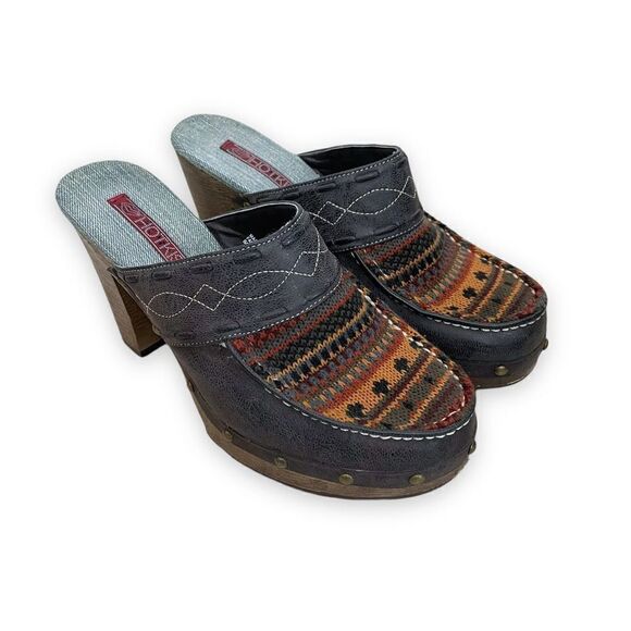 Y2K Hotkiss Platform Mule Clogs - Picture 2 of 8